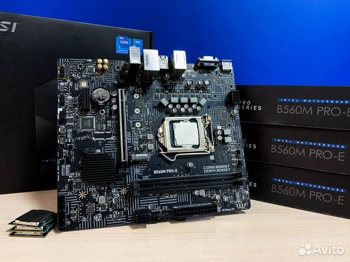 Новые комплекты i5-10400F + MSI B560M Pro-E