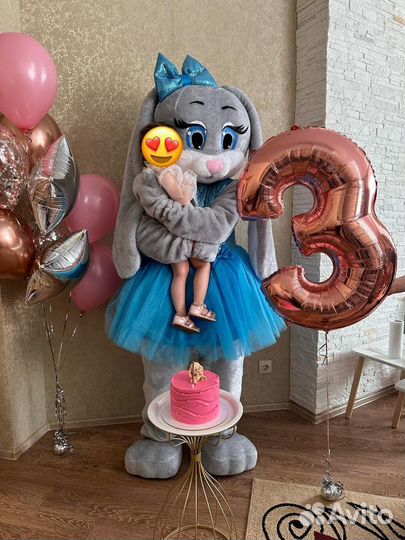 Ростовая Кукла Мишка Тедди и Зайка