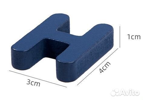 Деревянный Пазл с буквами алфавита большой