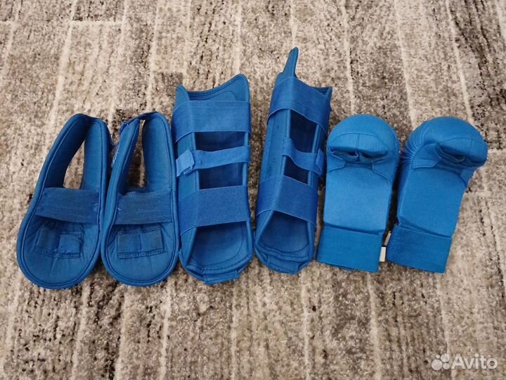 Защита голени и стопы для каратэ