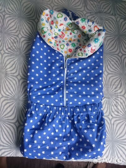 Конверт-одеяло на выписку или прогулочный