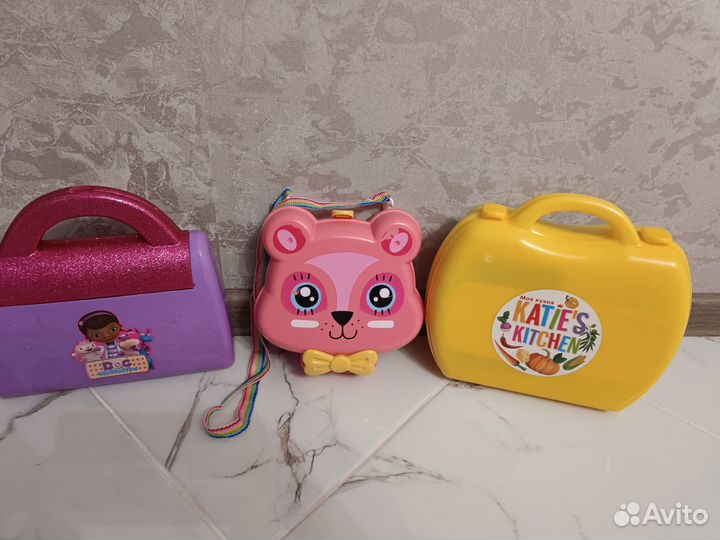 Игровые наборы доктор Плюшева, кухня, салон