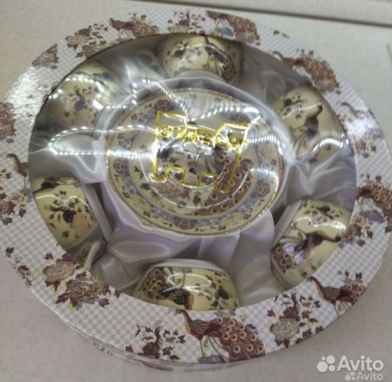 Сервиз чайный конфетница сахарница