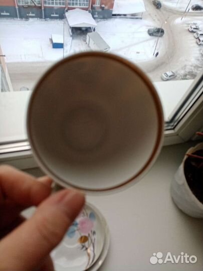 Чашка с блюдцем дулево