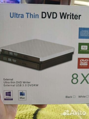 Записывающий внешний DVD привод