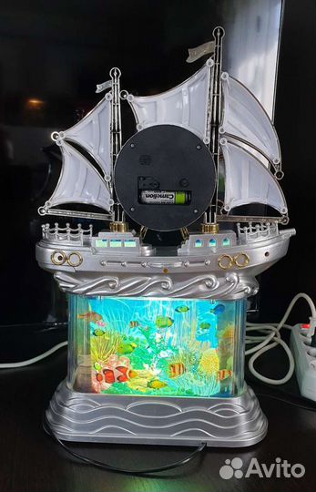 Часы-светильник настольные