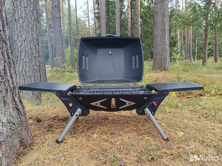 Гриль газовый переносной удобный нерж/нерж