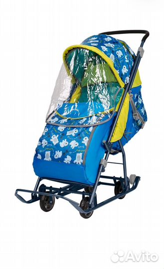 Детские санки коляска