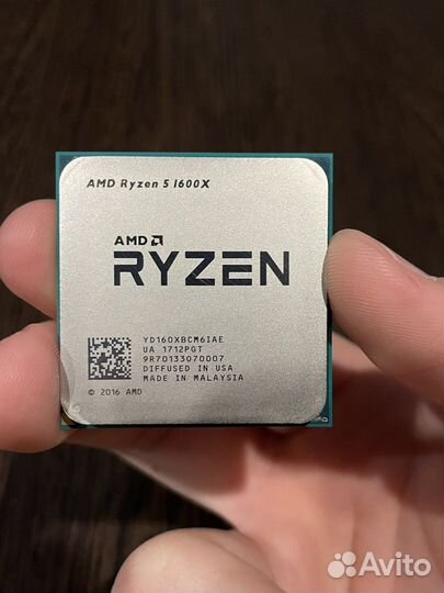Процессор AMD Ryzen 5 1600X (6/12, AM4)