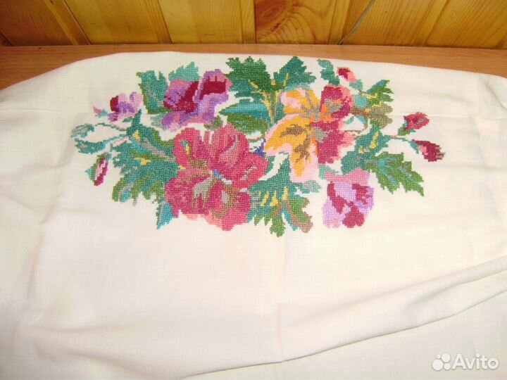 Постельное бельё,ручная работа-СССР