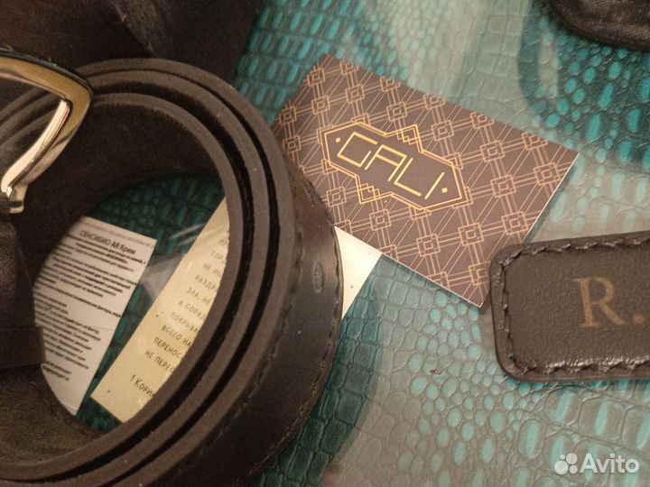 Мужской кожаный ремень из натуральной кожи