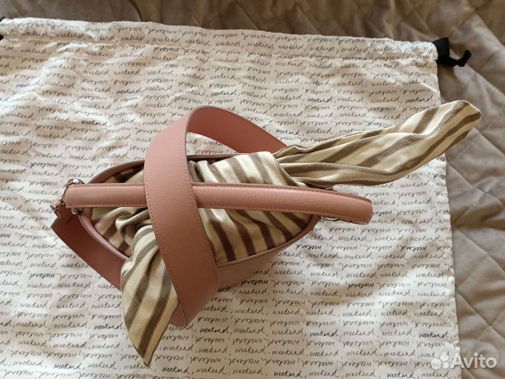 Сумка Max Mara Weekend кожа натуральная