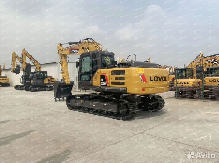 Гусеничный экскаватор Lovol FR220D, 2024
