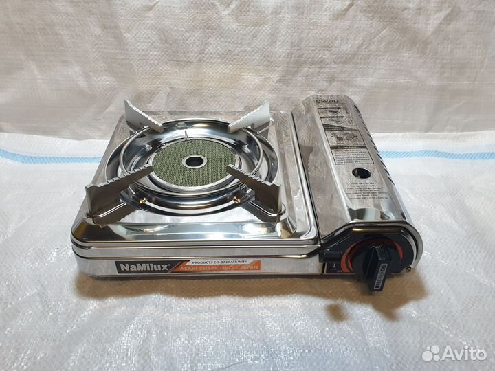 Портативная плита Namilux, нержавейка, переходник