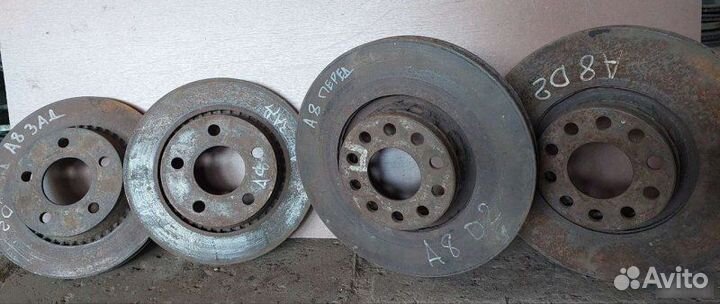 Тормозные диски Audi A8 D2 1999-2002
