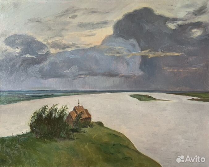 Картина маслом пейзаж