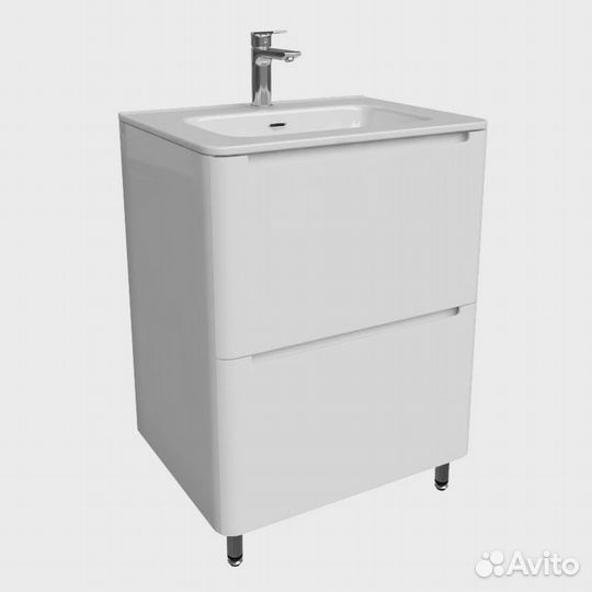 Тумба с раковиной iddis edi60wfi95k Белая