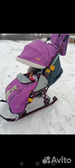 Санки коляска ника