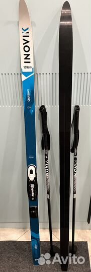 Лыжи беговые 139 и ботинки 31