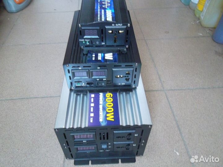 Преобразователь напряжения 12-24-220 Чистый синус