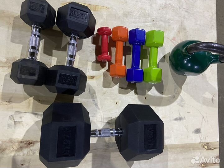 Диски, гантели, грифа