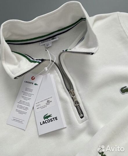 Свитшот мужской lacoste полузамок