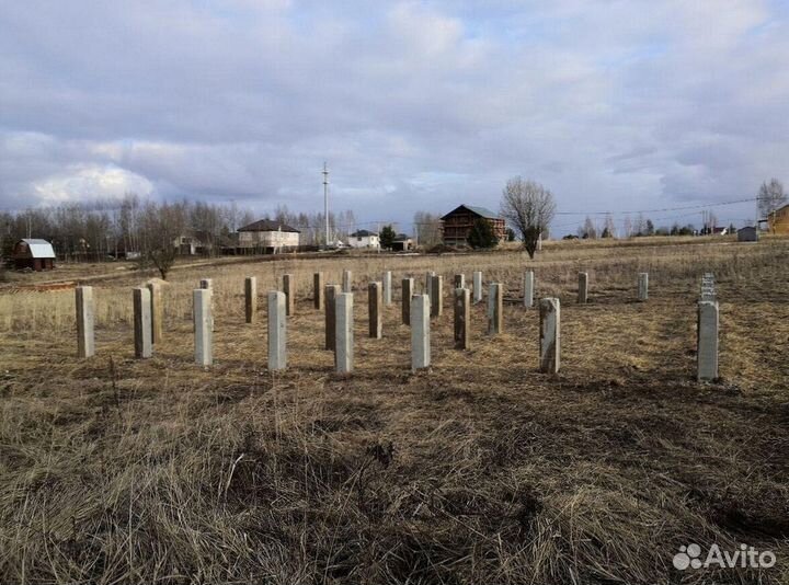 Железобетонные сваи под ключ установка