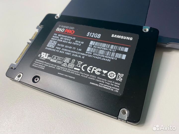 SSD Samsung 860 PRO 512Gb