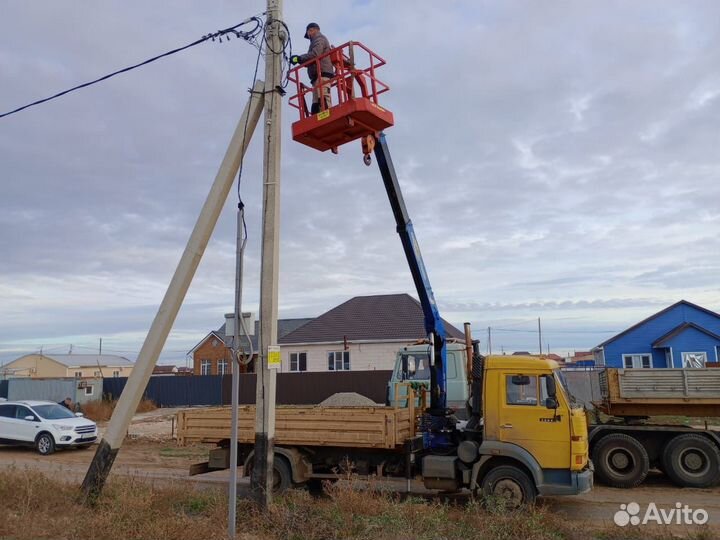 Аренда и услуги манипулятора, стрела 3 т, 9 м, борт 8 т