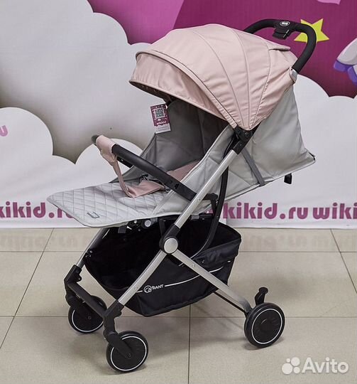 Коляска прогулочная Rant Iris, цвет розовый