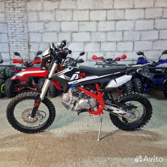 Питбайк Арollo 125Е 17/14Чёрный. Электростартер