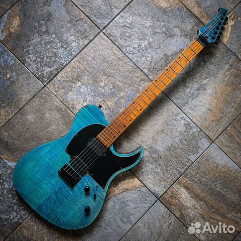 SPIRA Guitars T-450 TDB Transparent Blue E-Gitarre | music store