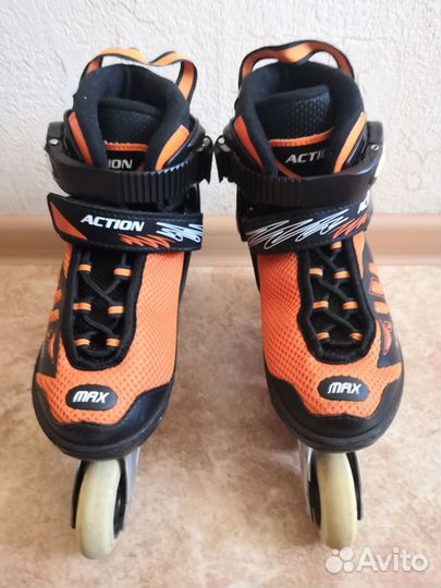 Детские ролики раздвижные 31-34рр. и защита