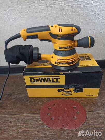 Эксцентриковая шлифмашина dewalt