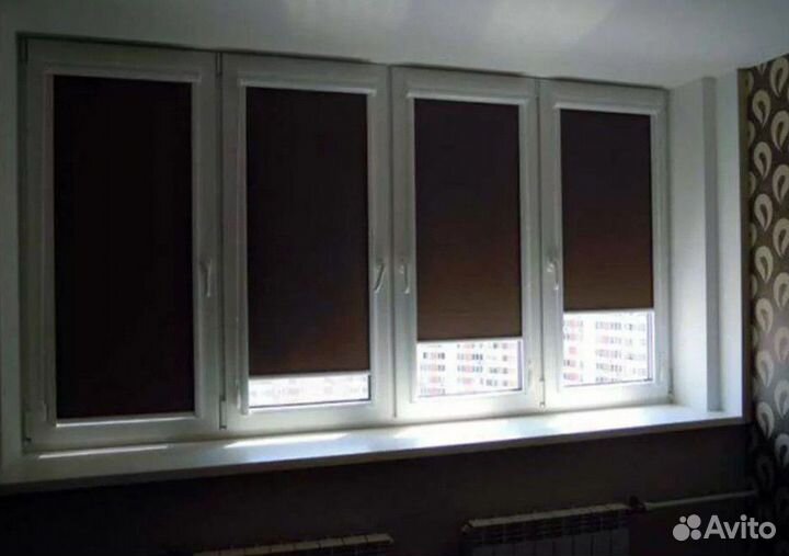 Рулонные шторы блэкаут на окно