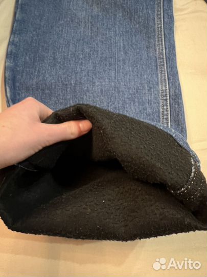 Джинсы утепленные мужские