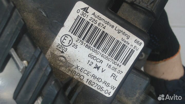 Фара (передняя) Mini Cooper (R56), 2007