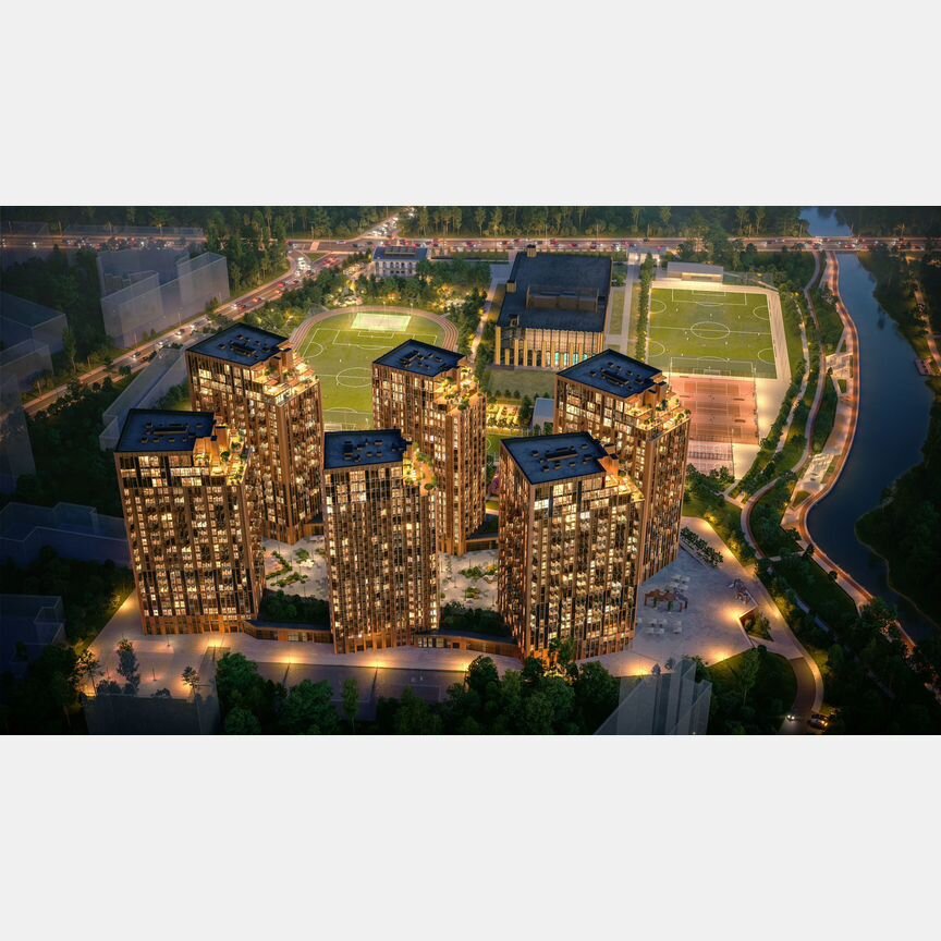 3-к. квартира, 90 м², 14/23 эт.