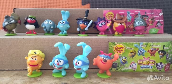 Фигурки чупа чупс, киндер сюрприз