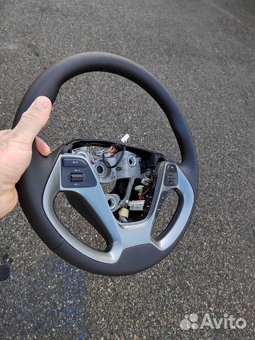 Руль на kia rio 3 кожа эко