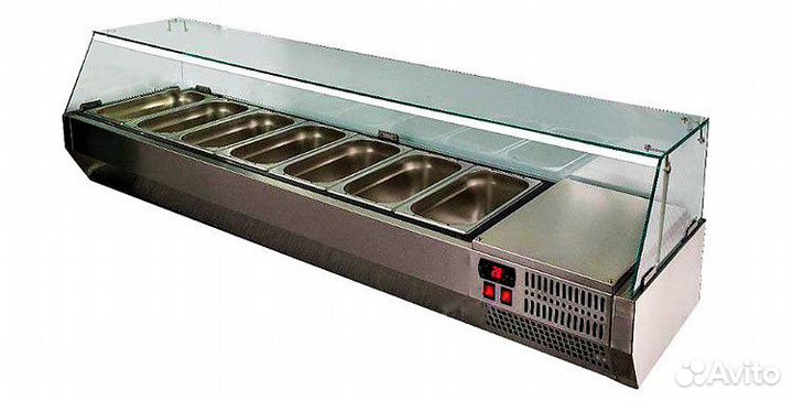 Витрина саладетта carboma