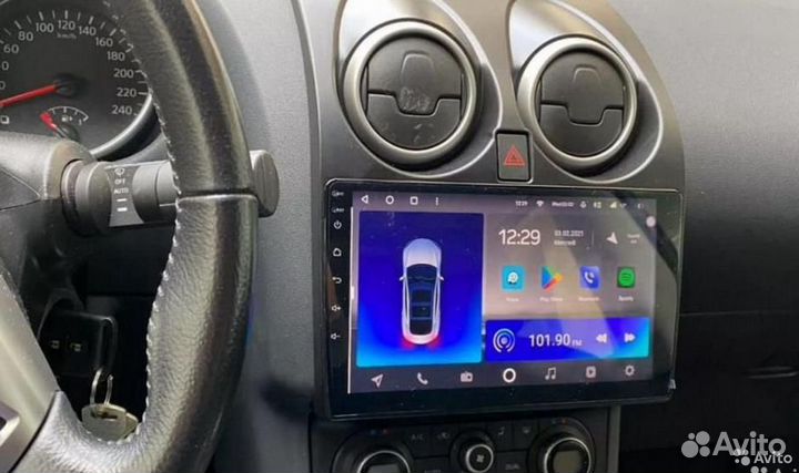 Магнитола Nissan Qashqai j10 WiFi Navi IPS