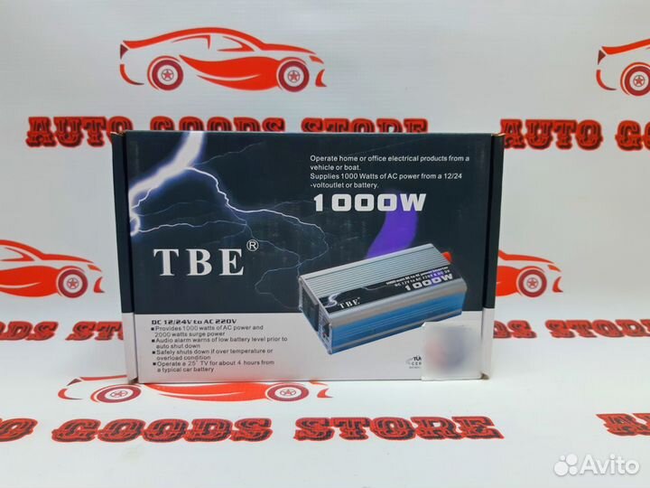 Преобразователь напряжения - инвертор TBE 1000W