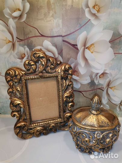 Рамка для фото и Шкатулка Барокко