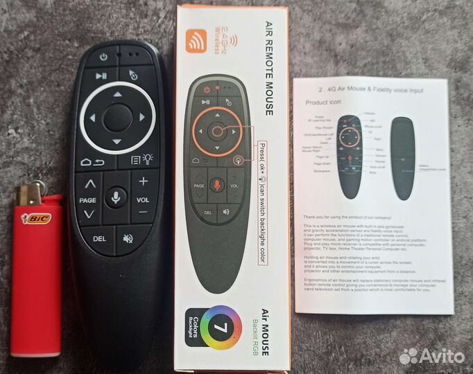 Пульт G10S PRO (аэромышь+голосовой поиск+упр.)