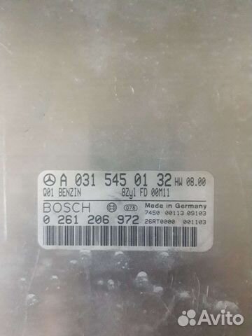 Блок управления двигателем на mercedes