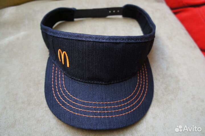Джинсовая кепочка и ремень McDonalds новые