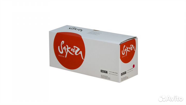 Картридж CE263A для HP, sakura