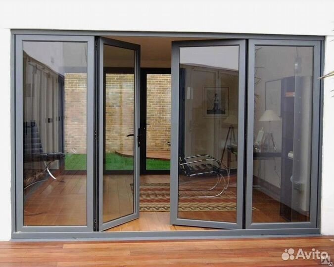 Панорамные окна из алюминия