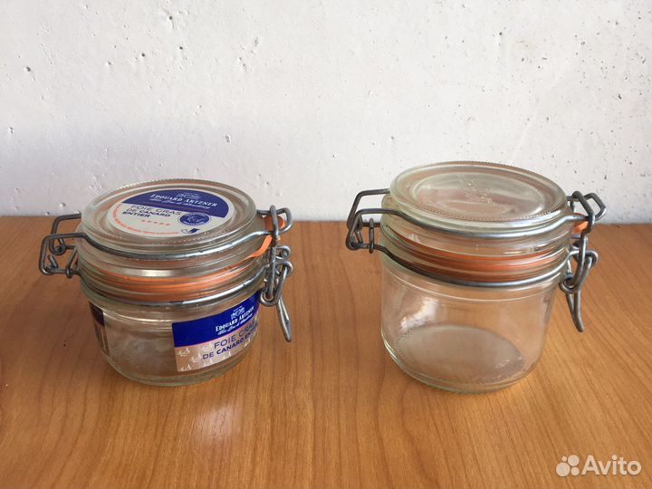 Горшок керамический, банки с резинками и застежкам